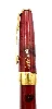 stylo plume parker sonnet laque jasper red - plume or 18k