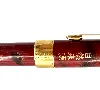 stylo plume parker sonnet laque jasper red - plume or 18k