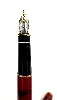 stylo plume parker sonnet laque jasper red - plume or 18k