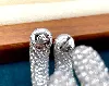 swarovski boucle d'oreilles créoles ornées de strass