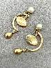 swarovski  boucle d'oreilles pendantes oeil et perle