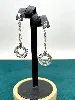 swarovski boucles d'oreilles pendantes pavé de strass