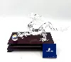 swarovski dragon du zodiaque sur support en bois - 238202 fables et contes - 15 cm