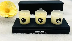 trio de bougies parfumées chanel