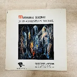 vinyle jean-christian michel - quatuor avec orgue , percussion : kenny clarke – musique sacrée