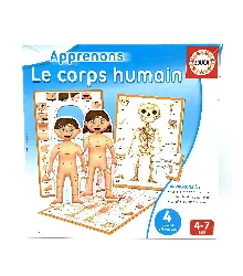 4 puzzles apprenons le corps humain educa