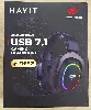 casque gaming rgb filaire havit pour ps4,ps5,switch,xbox one series x/s,pc