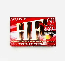 cassette audio sony c-60hfc 60 min