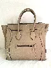 céline sac à main luggage phantom grand modèle en cuir grainé beige