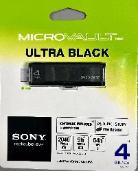 clé usb sony micro vault ultra black 4 go