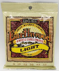 ernie ball earthwood light 80/20 bronze cordes de guitare acoustique - calibre 11 - 52