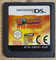 jeu ds worms : open warfare