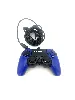 manette filaire atrix bleue ps4