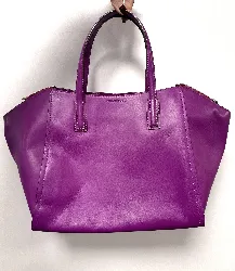 sac gérard darel buci en cuir rose fuschia