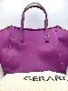 sac gérard darel buci en cuir rose fuschia