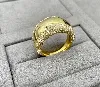 swarovski bague doré ornée de strass t58