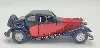 voiture miniature 1/43 macau - bugatti type 50 1932 - rouge et noir