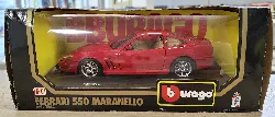 voiture miniature burago 1/24 ferrari 550 maranello ( 1996 ) - cod 1564