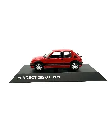 voiture miniature peugeot 205 gti 1989 - rouge