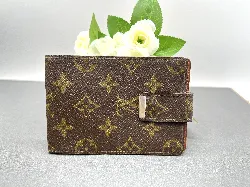 louis vuitton porte chèquier en toile monogram