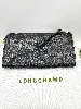 longchamp portefeuille long en cuir noir