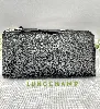 longchamp portefeuille long en cuir noir