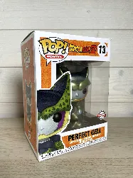 figurine funko! pop - dragon ball n°13 - cell forme parfaite - métallique (44042)