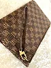 louis vuitton neverfull pochette en toile ebène