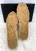 chanel espadrilles / chaussures en cuir agneau beige et noir pointure 42