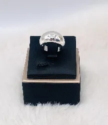 bague bombée lisse argent 925 millième (22 ct) 8,81g