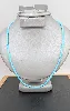 collier turquoises forme tubes avec un fermoir en or or 750 millième (18 ct) 6,31g