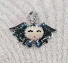 swarovski pendentif /charm batman pavé de cristaux