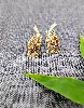 boucles d'oreilles tête de gazelle or 585 millième (14 ct) 2,26g