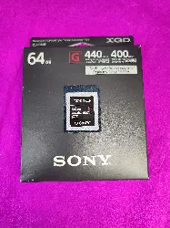 carte xqd sony xqd 64go g series