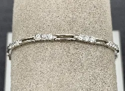 bracelet argents avec strass  argent 925 millième (22 ct) 5,52g