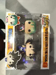 figurine pop dragon ball - pack x2  - bulma & goku with flying nimbus