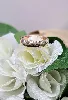 bague alliance en or rose sertie de 15 diamants or 750 millième (18 ct) 5,28g