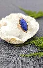 bague marquise en or rose ornée d'un lapis lazuli forme navette or 750 millième (18 ct) 5,07g