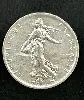 pièce d'argent 5 francs semeuse 1960 argent 835 millième 11,93g