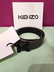 ceinture kenzo kaki et logo noir