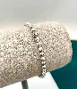 pandora bracelet sphère et pavé format bille argent 925 millième (22 ct) 11,12g