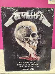 statuette metallica - sad but true skull sculpture