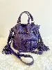 lancel sac seau premier flirt s en cuir grainé violet