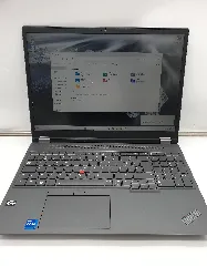 ordinateur portable lenovo thinkpad p16 gen 1 21d6 - core i7 i7 - 12800hx 16 go ram 512 go ssd gris azerty