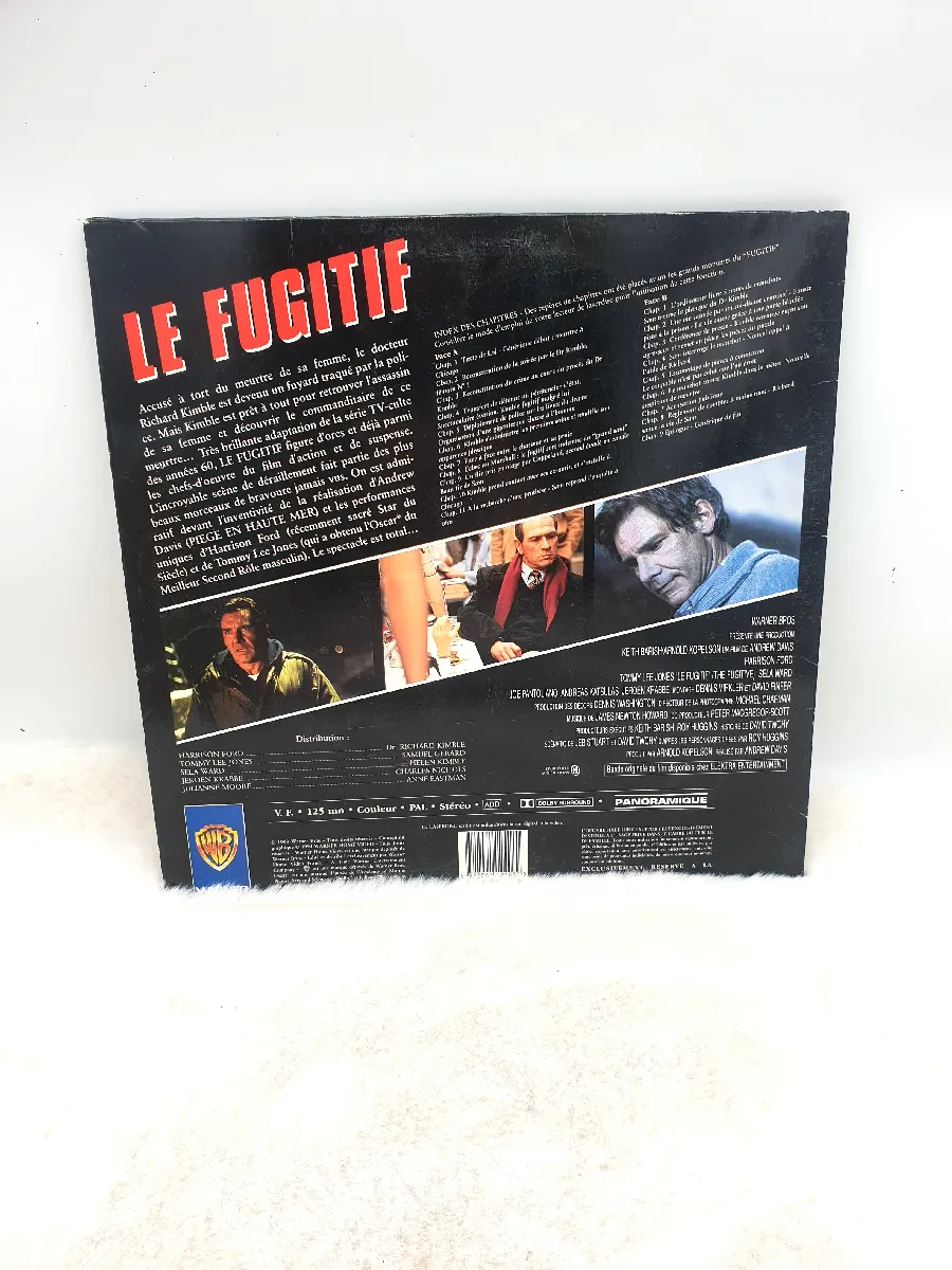 Laser Disc le Fugitif - Dealicash