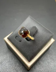 bague avec pierre ambre t52