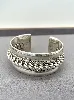 bracelet manchette torsadée en argent massif  argent autre 109,35g