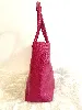 furla sac cabas en cuir rose fushia