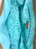 gucci sac cabas jackie en toile gg bleu turquoise et cuir marron