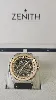 montre zenith defy automatique or rose titane bracelet cuir de crocodile